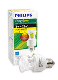 CFL  5W = 25W Mini Twister Soft White (2700K) - Case of 6 Bulbs