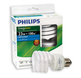 CFL 23W = 100W Mini Twister Daylight (6500K) - Case of 12 Bulbs