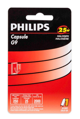 Halogen 25W G9 Capsule - Case Of 12 Bulbs