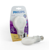 LED 13W = 75W A-Line Slim Style Soft White (2700K) - Case of 4 Bulbs