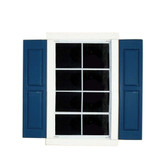 Small Square Window Shutters (Pair)