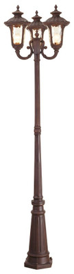Providence 3 Light Imperial Bronze Outdoor Incandescent Post Light