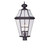 Providence 4 Light Bronze Incandescent Post Head with Clear Beveled Glass