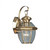 Providence 1 Light Antique Brass Incandescent Wall Lantern with Clear Beveled Glass