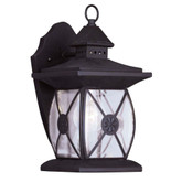 Providence 1 Light Dark Bronze Incandescent Wall Lantern with Clear Beveled Glass