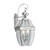 Providence 2 Light Brushed Nickel Incandescent Wall Lantern with Clear Beveled Glass