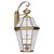 Providence 4 Light Antique Brass Incandescent Wall Lantern with Clear Beveled Glass