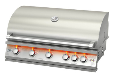 Broil chef 40-Inch Built-In LP Gas Grill with Rear Rotisserie Burner