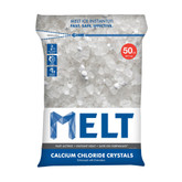MELT 50 Lb. Resealable Bag Calcium Chloride Crystals Ice Melter