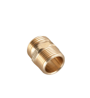 Brass Double Male Connector-1/2"