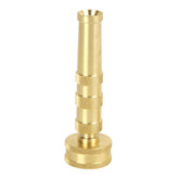 Sun Joe 4-Inch Solid Brass Heavy Duty Twist Hose Nozzle