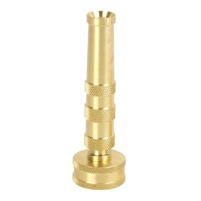 Sun Joe 4-Inch Solid Brass Heavy Duty Twist Hose Nozzle