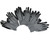 HDX 3-Pack Large Garden Gloves-Black