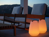 Vessel Outdoor Accent With Wireless LED Light By Smart And Green