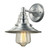 Insulator Glass  1 Light Outdoor Sconce In Brushed Aluminum