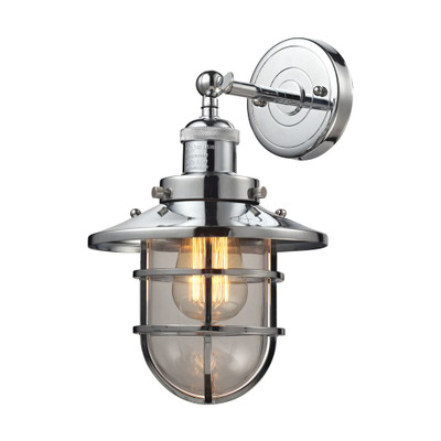 Seaport 1 Light Sconce In Polished Chrome