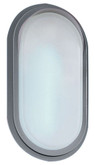 Adria Outdoor Wall Light 2l, Silver Finish, Satin Glass