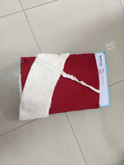 MSL Tree Skirt - Red with Sheep Skin