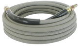 Hose For Pressure Washers, Comes With 3/8" Quick Connect Ends, 50' Length, Grey Non Marking