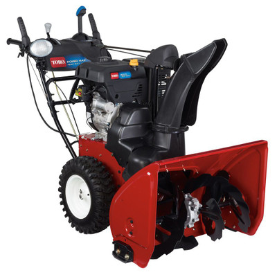 Power Max HD 1028 OHXE Two-Stage Electric Start Gas Snow Blower with 28-Inch Clearing Width