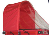 Half Canopy/Weather Shield Combo for 20 Inch x 38 Inch wagon