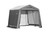 Peak Style Shed Storage Grey Shelter - 10 Feet x 8 Feet x 8 Feet