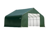 Green Cover Peak Style Shelter - 26 Feet x 20 Feet x 16 Feet