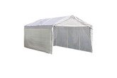 Super Max 12 x 26 White Canopy Enclosure Kit, Fits 2 Inch Frame