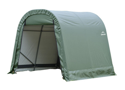 Green Cover Round Style Shelter - 10 x 12 x 8 Feet