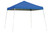 Sport Pop-Up Canopy, 10 x 10, Slant Leg, Blue Cover with Storage Bag