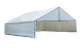 Ultra Max 24 x 50 White Industrial Canopy Enclosure Kit, Fits 2-3/8 Inch Frame