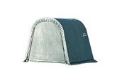 Green Cover Round Style Shelter - 9 Feet x 8 Feet x 10 Feet