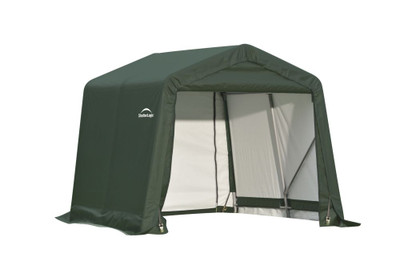 Green Cover Peak Style Shelter  - 8 Feet x 8 Feet x 8 Feet