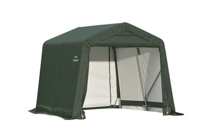 Green Cover Peak Style Shelter - 8 x 12 x 8 Feet
