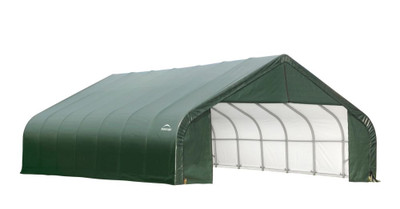 Green Cover Peak Style Shelter - 26 Feet x 28 Feet x 12 Feet