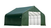 Green Cover Peak Style Shelter - 30 Feet x 20 Feet x 20 Feet