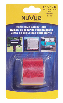 Reflective Tape Red 1-1/2 x 8 Roll