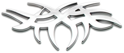 Badgez - Chrome Emblems - Tribal Art