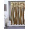 Retro Square Shower Curtain, Taupe - 70 Inches x 72 Inches