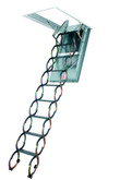 Attic Ladder (Scissor Fireproof Door Insulated) LSF 22 1/2 x 47 300lbs 9ft 10in