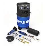 Hyundai 3 Gal. Portable Electric Air Compressor With 4-Tool Handy Kit