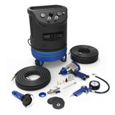Hyundai 4 Gal. Portable Electric Air Compressor With 6-Tool Auto Kit