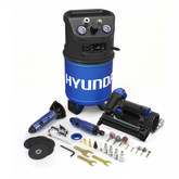 Hyundai 3 Gal. Portable Electric Air Compressor With 5-Tool DIY Kit