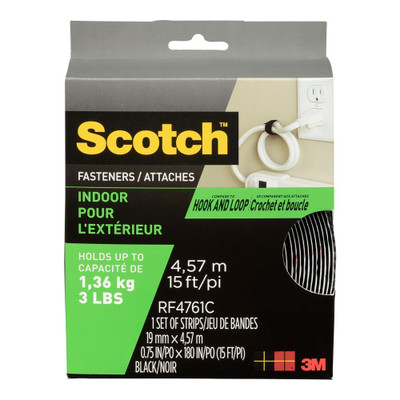 Scotch Indoor Fasteners, 75 Inch x 15 Feet