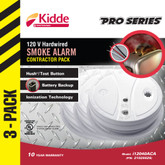 Smoke Alarms - 3 Pack Ionization