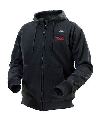M12 Cordless Black Heated Hoodie Only - L