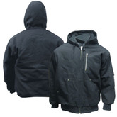 SB Black Cotton Work Jacket - XL