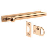 4 In. Solid Brass Surface Bolt