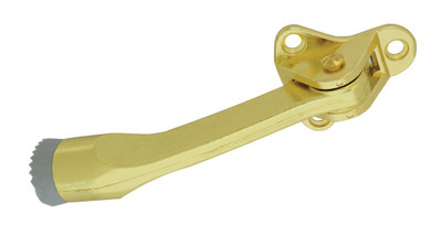 4 Inch  Polished Brass Door Holder