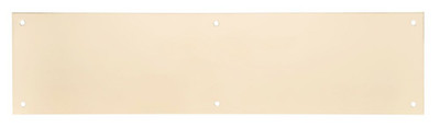 Polished Brass Push Plate - 4 in x 16 in